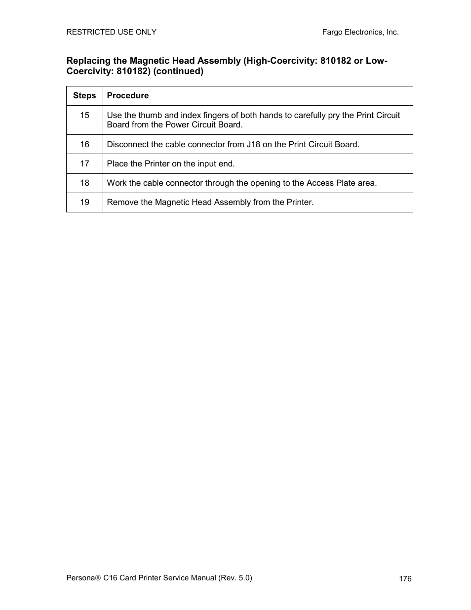 FARGO electronic C16 User Manual | Page 185 / 259