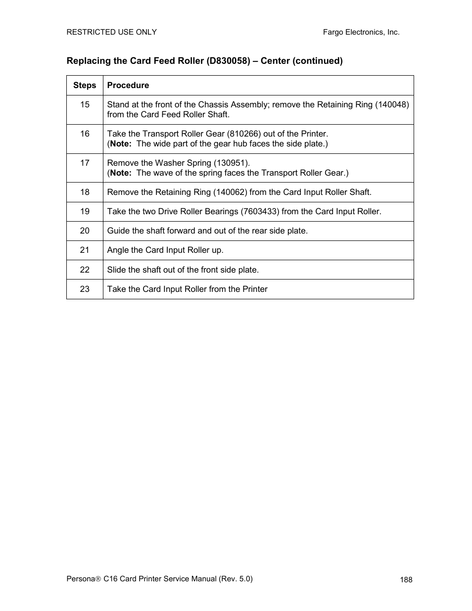 FARGO electronic C16 User Manual | Page 197 / 259