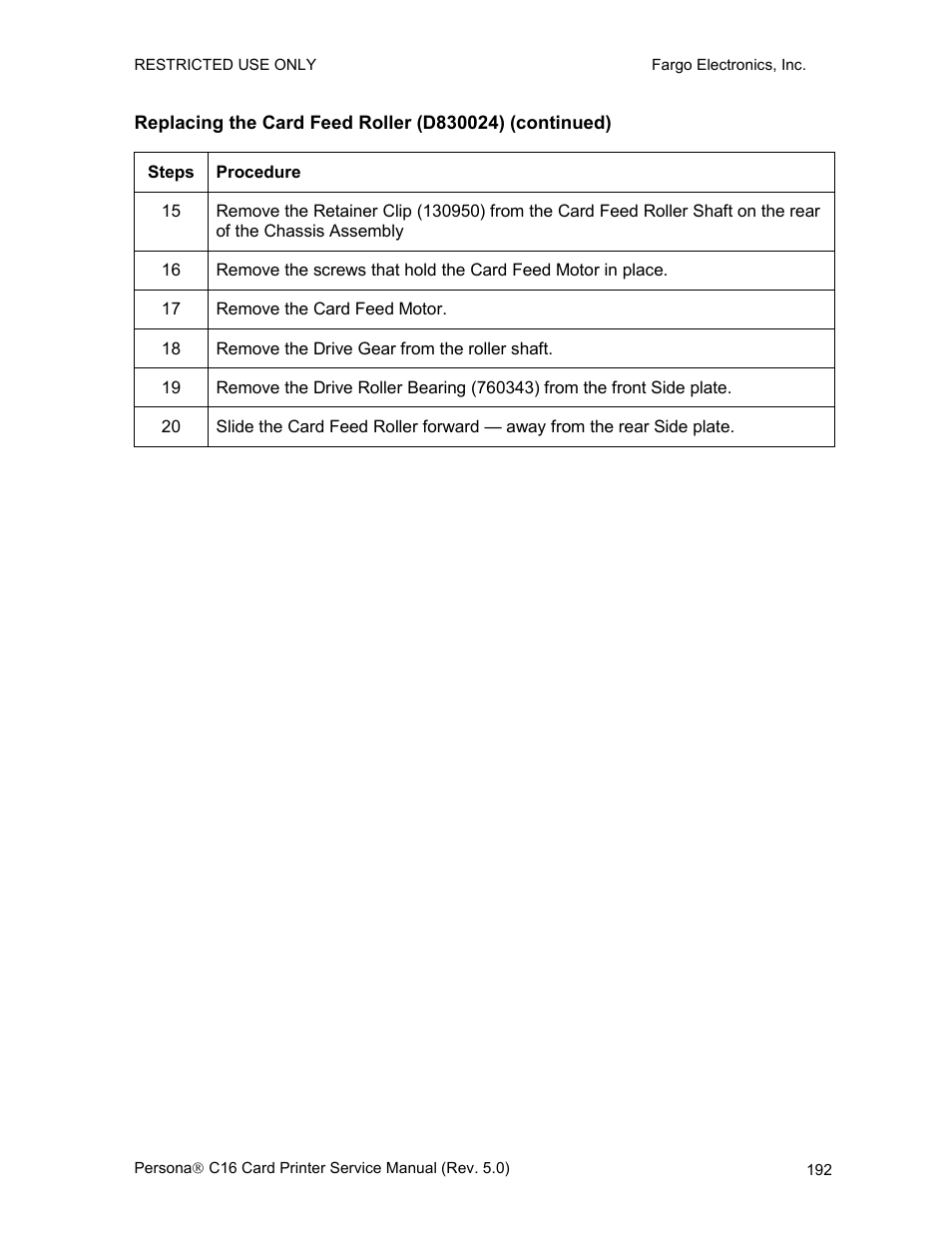 83019012 or low-coercivity: 83019012) | FARGO electronic C16 User Manual | Page 201 / 259