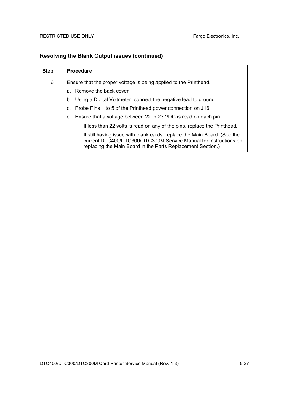 FARGO electronic DTC300 User Manual | Page 110 / 446