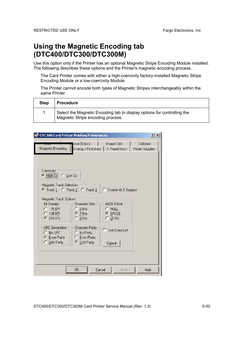 FARGO electronic DTC300 User Manual | Page 179 / 446