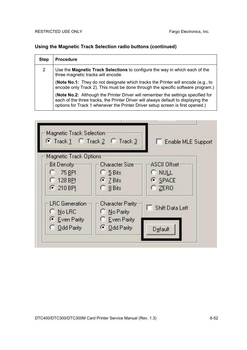 FARGO electronic DTC300 User Manual | Page 181 / 446