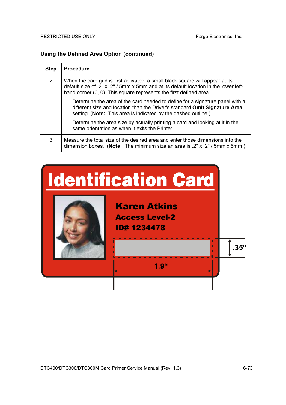 Karen atkins | FARGO electronic DTC300 User Manual | Page 202 / 446