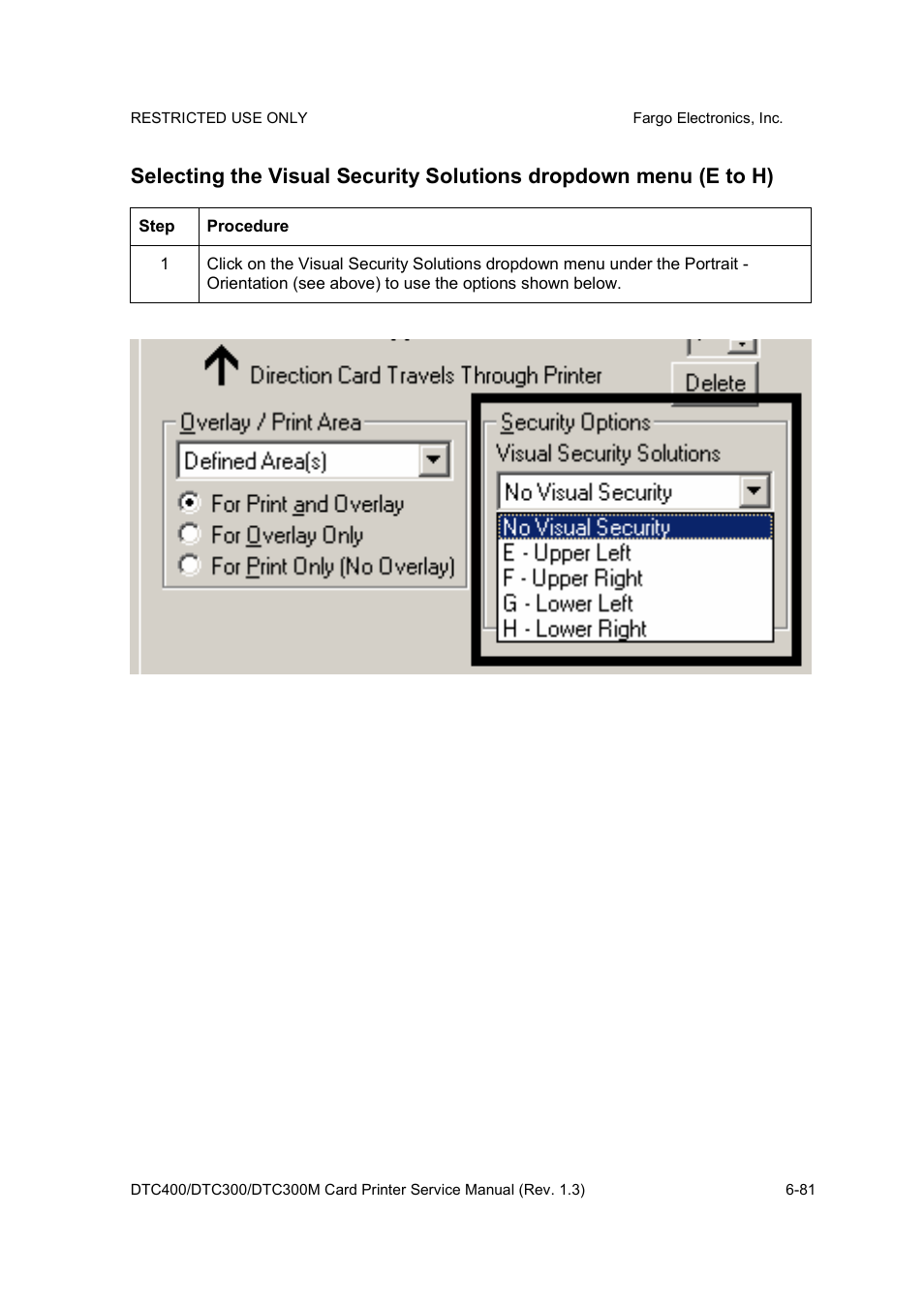 FARGO electronic DTC300 User Manual | Page 210 / 446