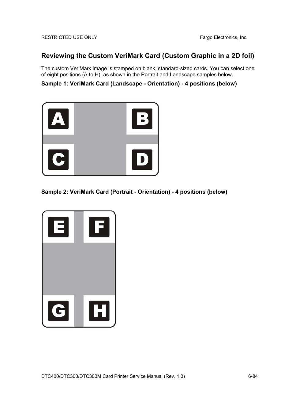 Ad b c, Fe g h | FARGO electronic DTC300 User Manual | Page 213 / 446