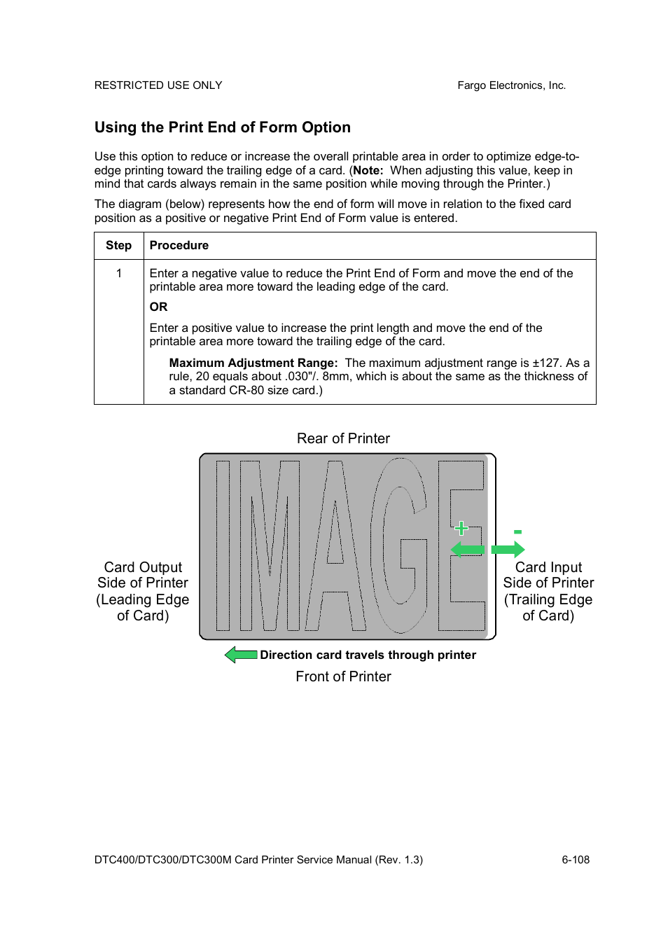 FARGO electronic DTC300 User Manual | Page 237 / 446