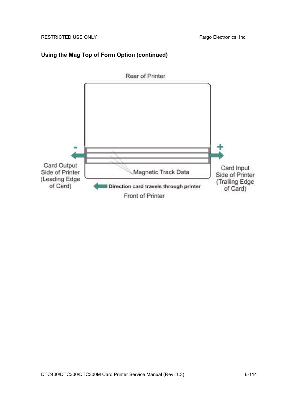 FARGO electronic DTC300 User Manual | Page 243 / 446