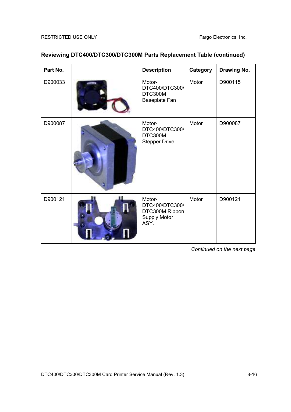 FARGO electronic DTC300 User Manual | Page 270 / 446