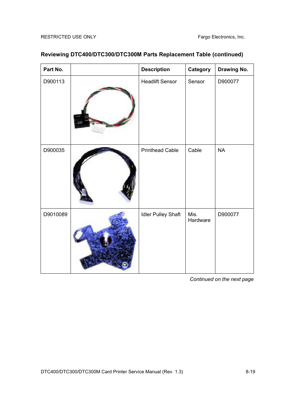 FARGO electronic DTC300 User Manual | Page 273 / 446