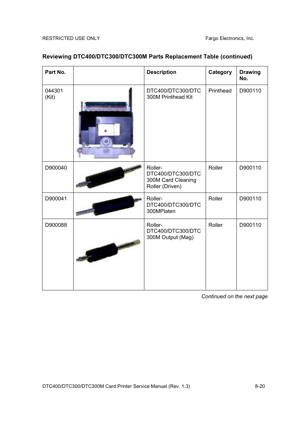 FARGO electronic DTC300 User Manual | Page 274 / 446