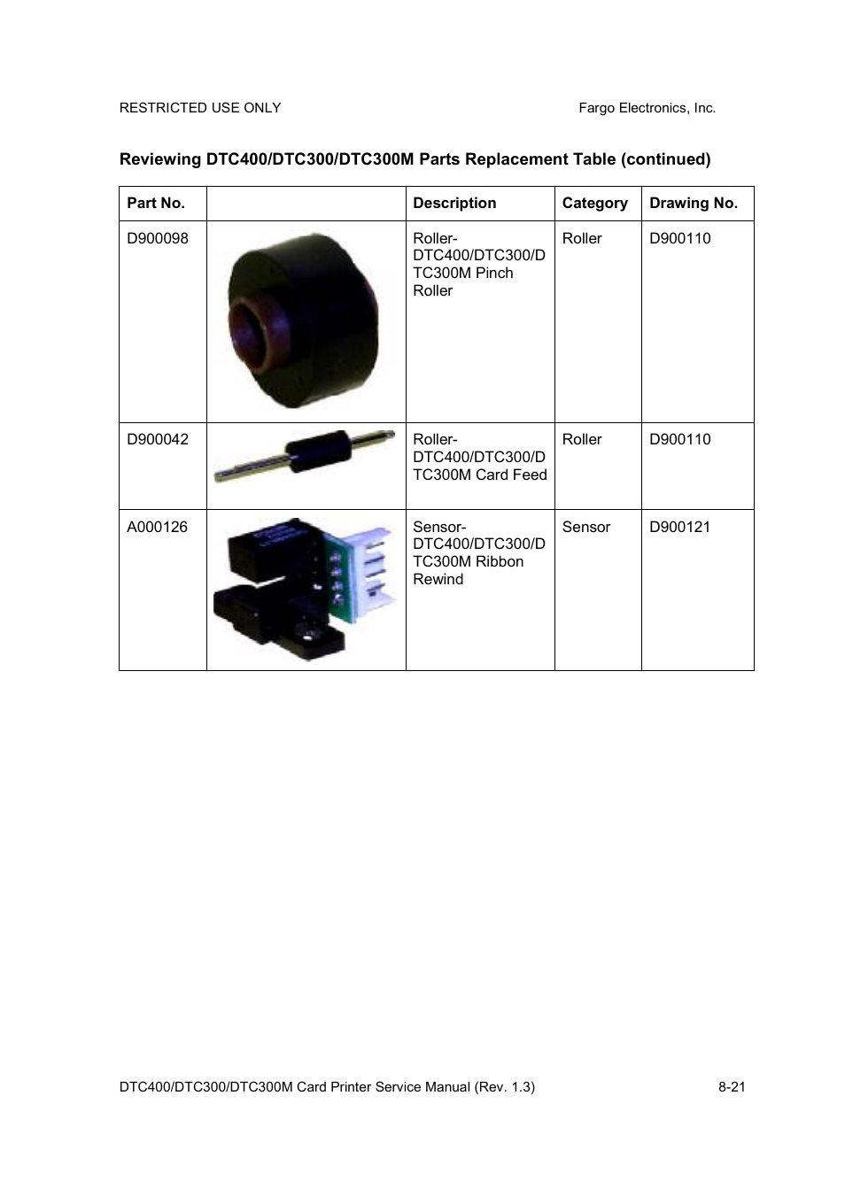 FARGO electronic DTC300 User Manual | Page 275 / 446