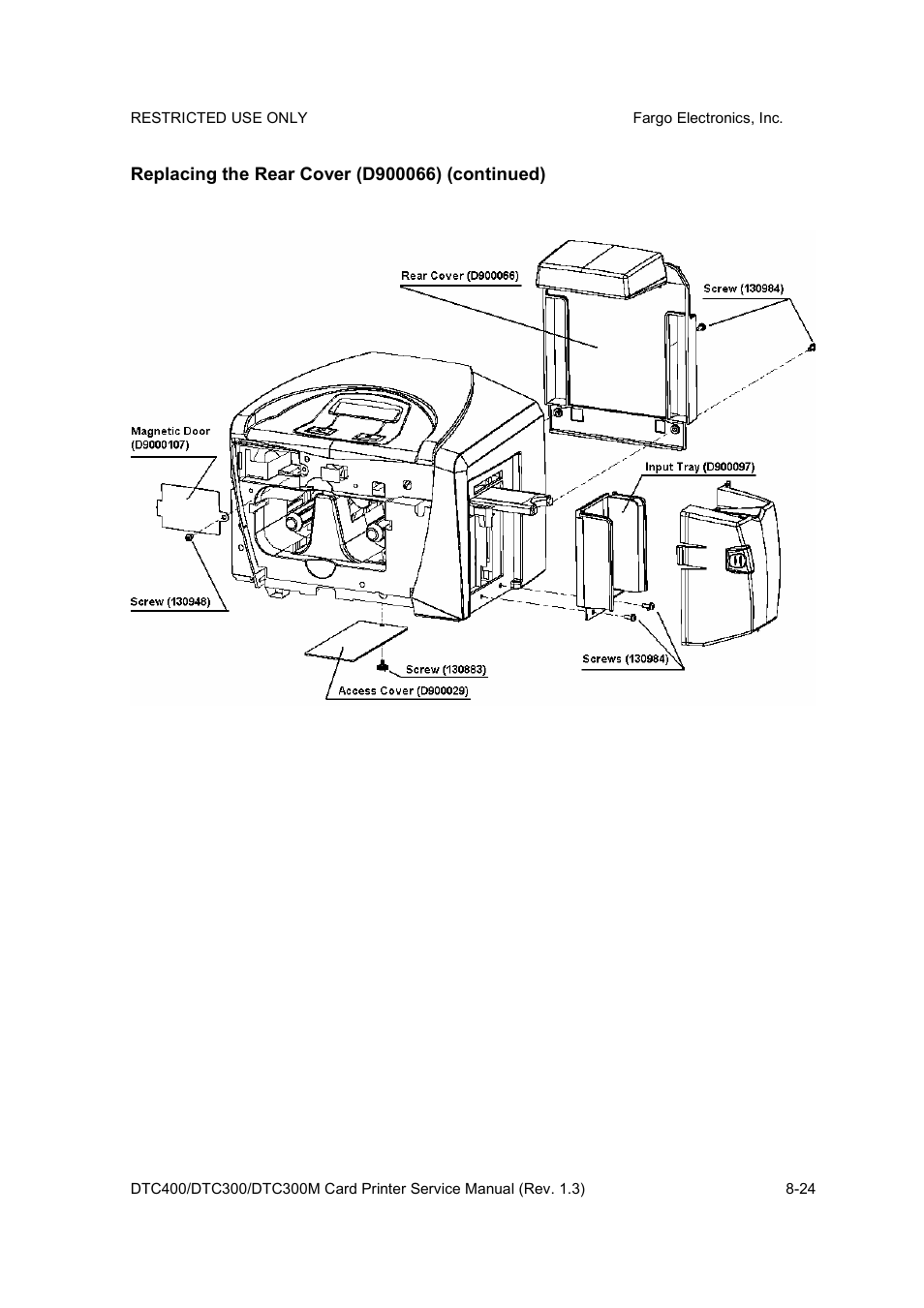 FARGO electronic DTC300 User Manual | Page 278 / 446