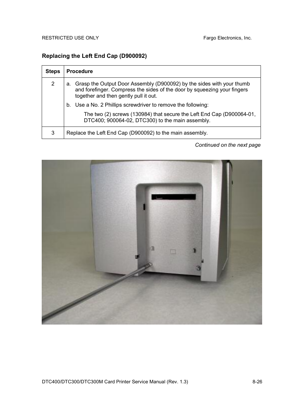 FARGO electronic DTC300 User Manual | Page 280 / 446