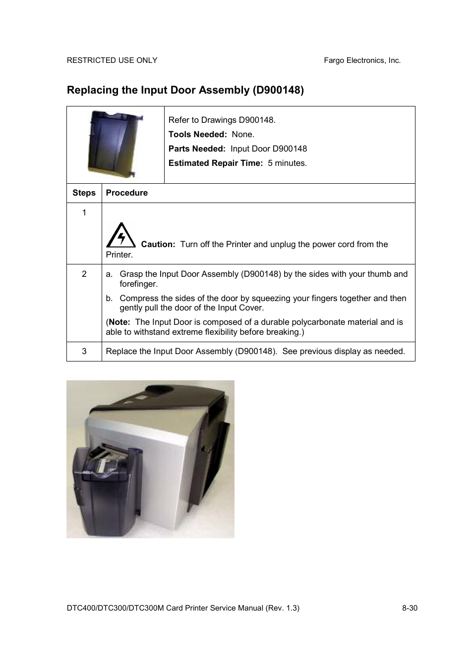 FARGO electronic DTC300 User Manual | Page 284 / 446