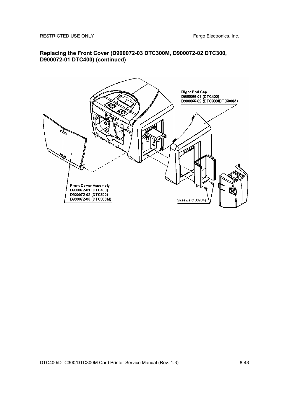 FARGO electronic DTC300 User Manual | Page 297 / 446