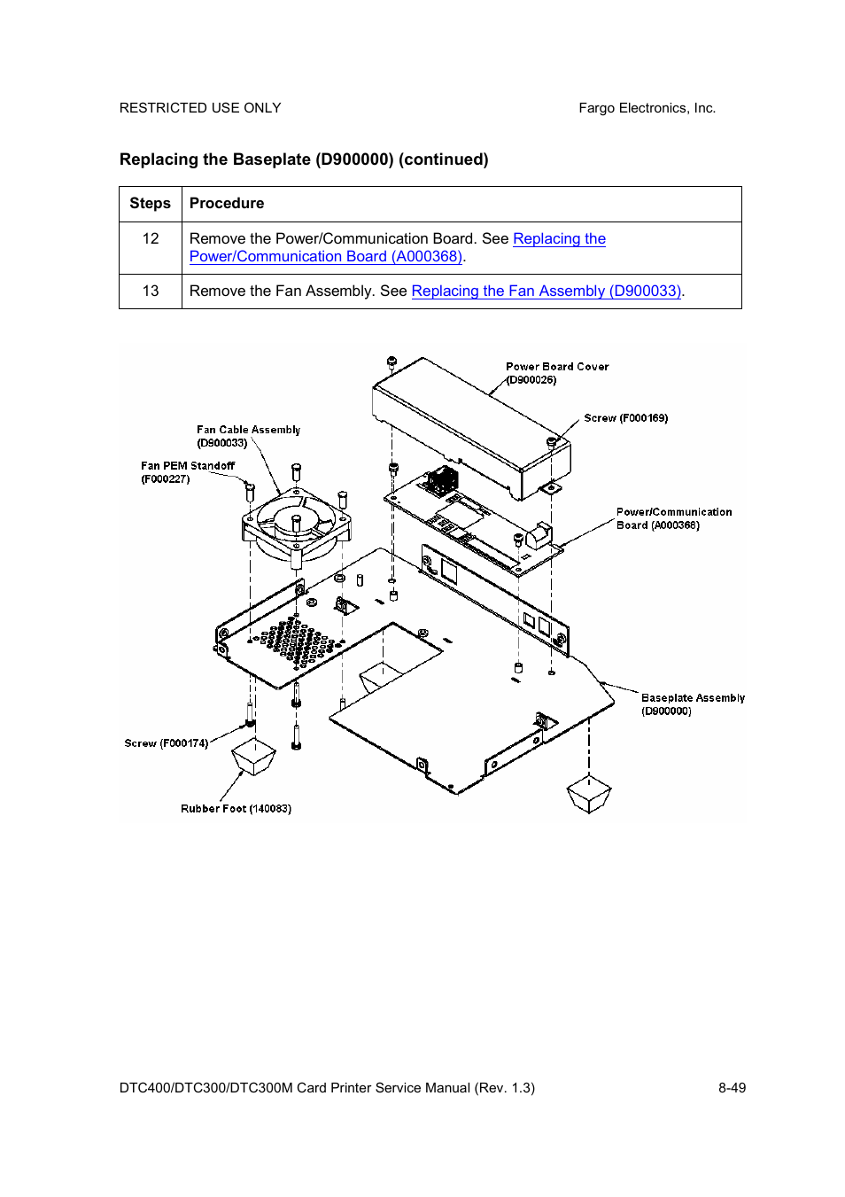 FARGO electronic DTC300 User Manual | Page 303 / 446