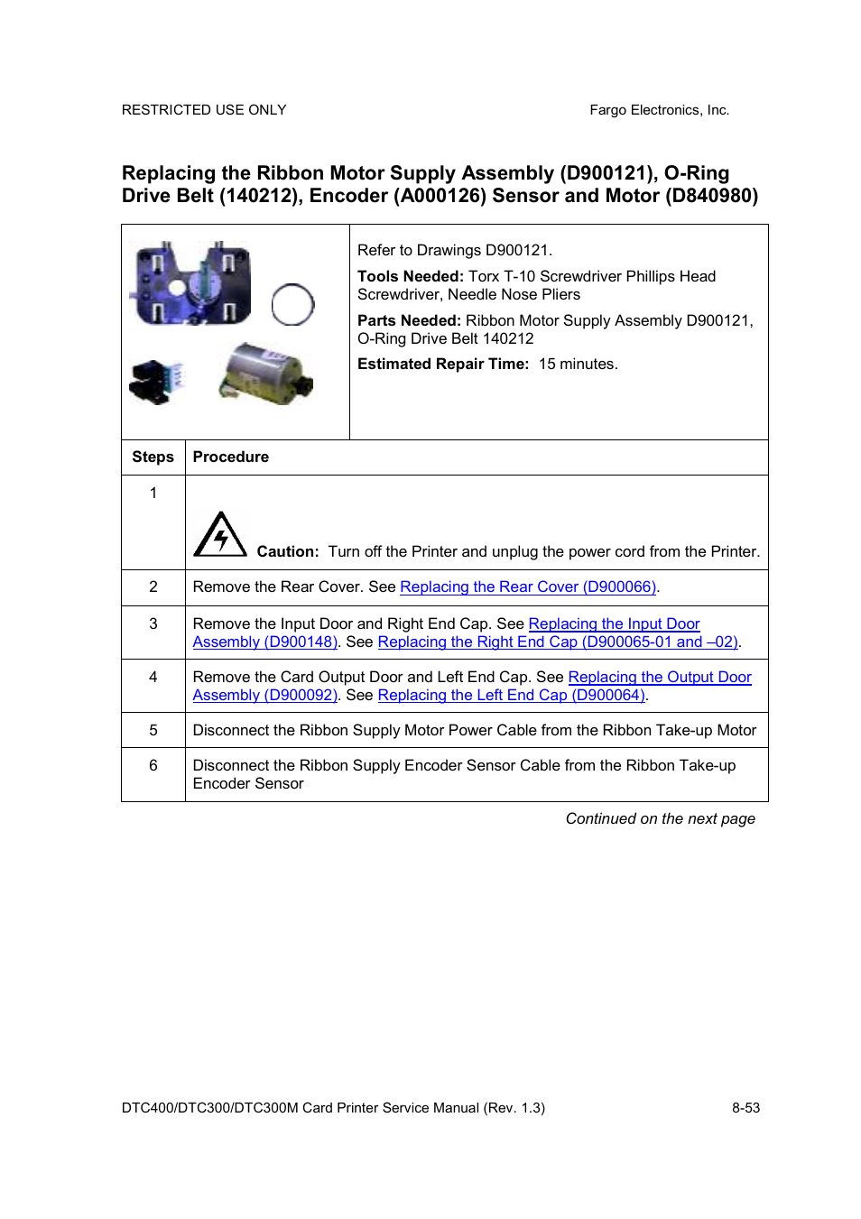 FARGO electronic DTC300 User Manual | Page 307 / 446