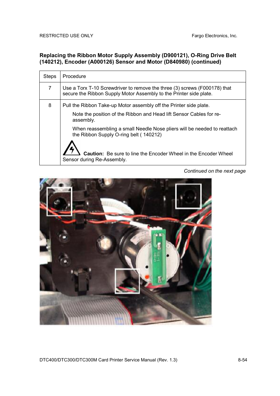 FARGO electronic DTC300 User Manual | Page 308 / 446