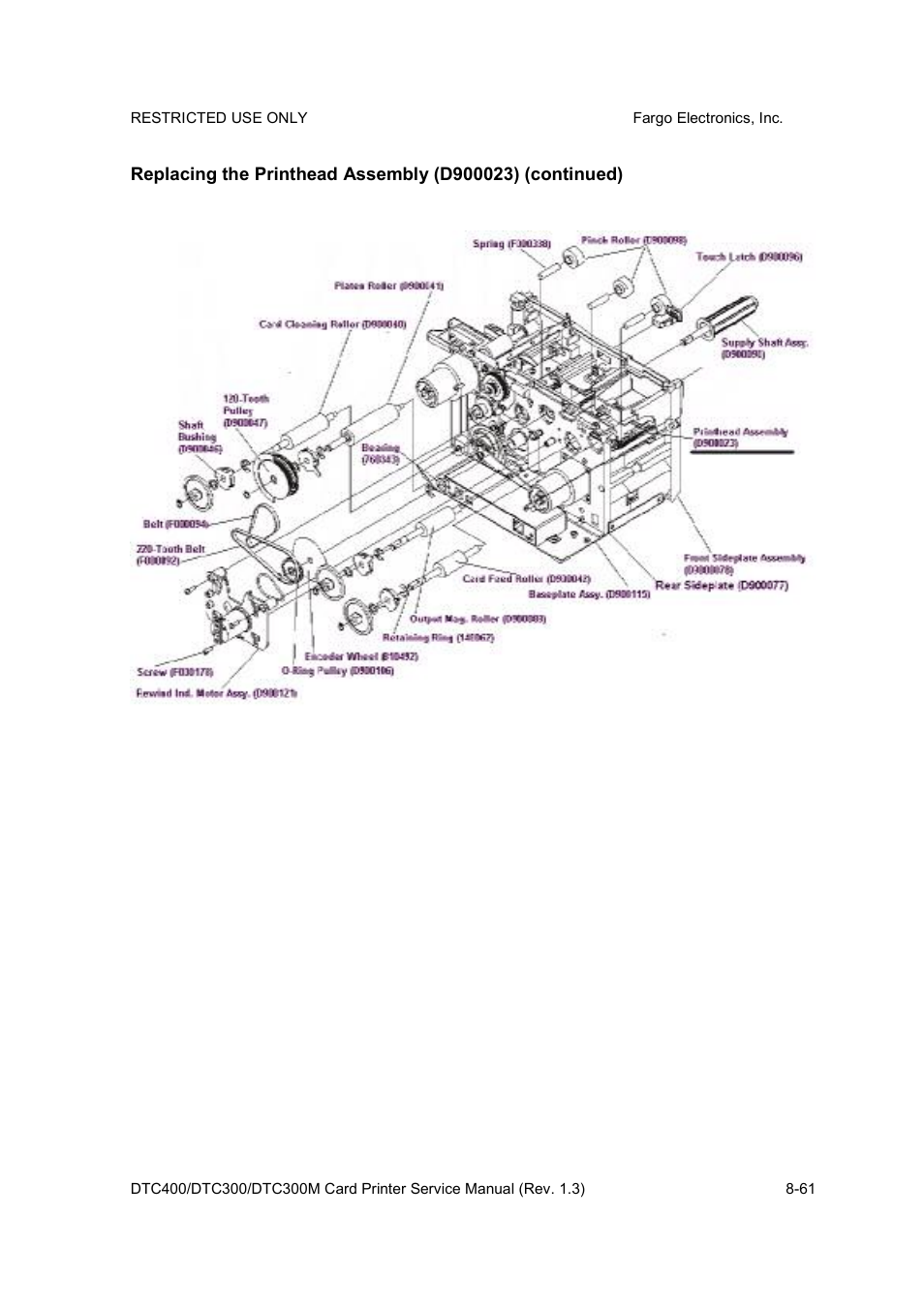 FARGO electronic DTC300 User Manual | Page 315 / 446