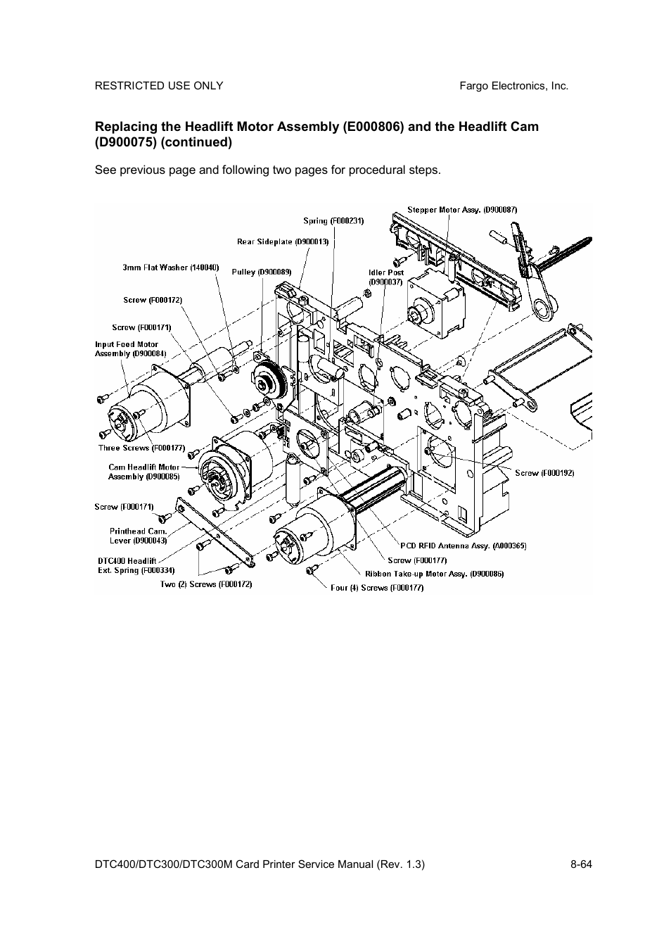 FARGO electronic DTC300 User Manual | Page 318 / 446