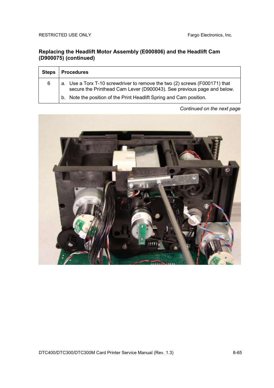 FARGO electronic DTC300 User Manual | Page 319 / 446
