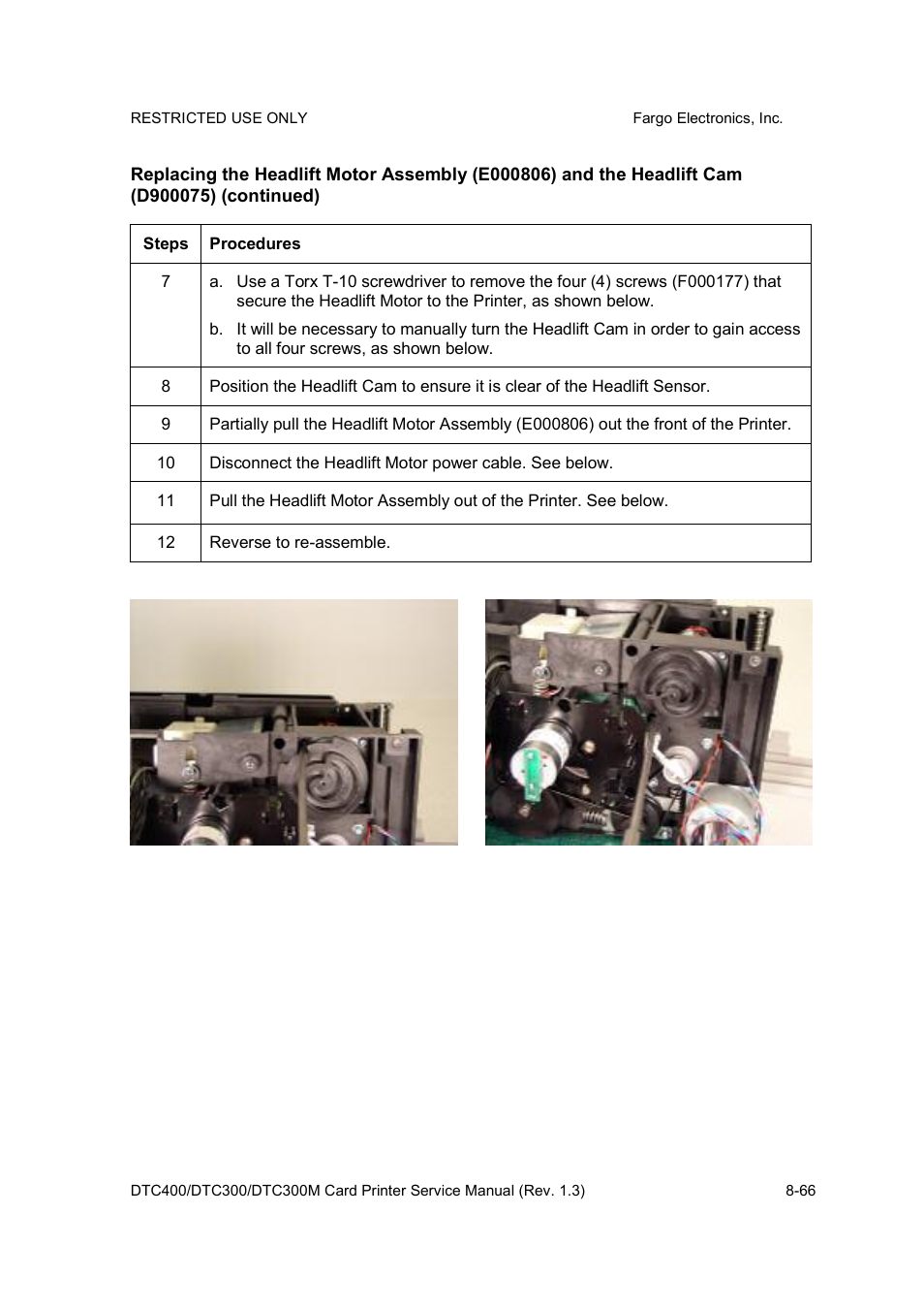 FARGO electronic DTC300 User Manual | Page 320 / 446