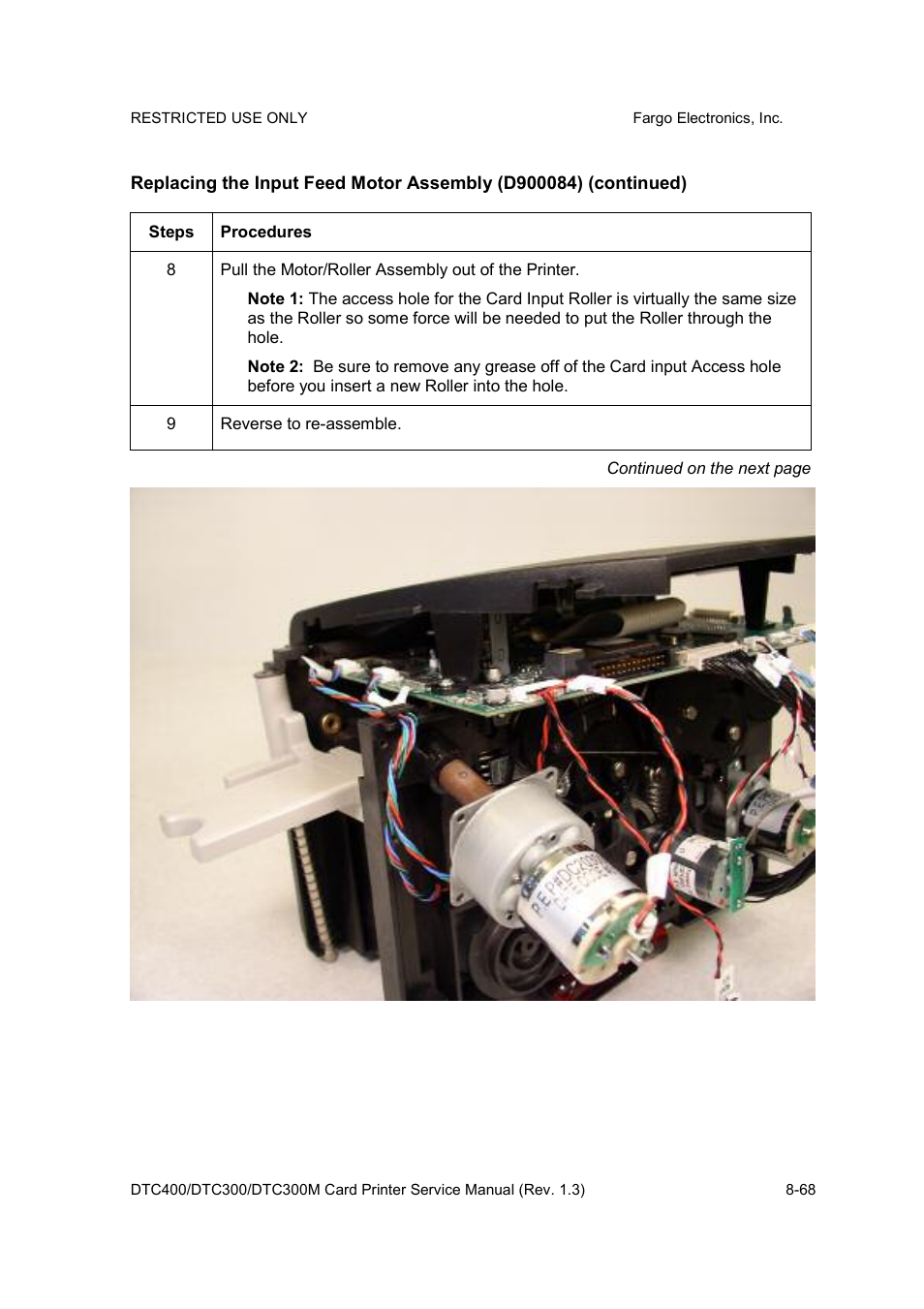 FARGO electronic DTC300 User Manual | Page 322 / 446