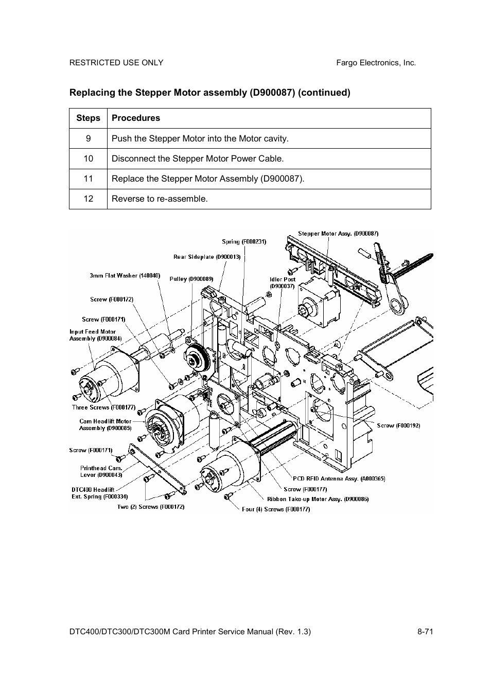 FARGO electronic DTC300 User Manual | Page 325 / 446