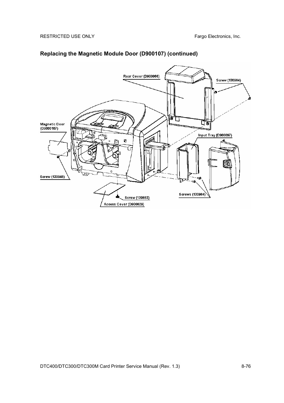 FARGO electronic DTC300 User Manual | Page 330 / 446