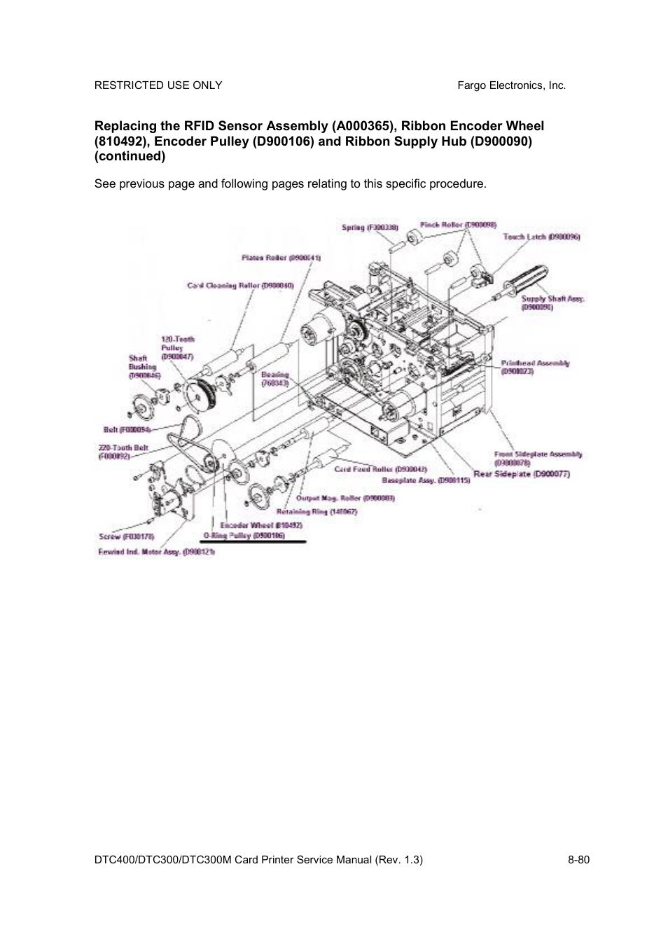 FARGO electronic DTC300 User Manual | Page 334 / 446