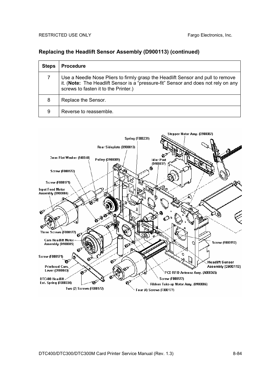 FARGO electronic DTC300 User Manual | Page 338 / 446