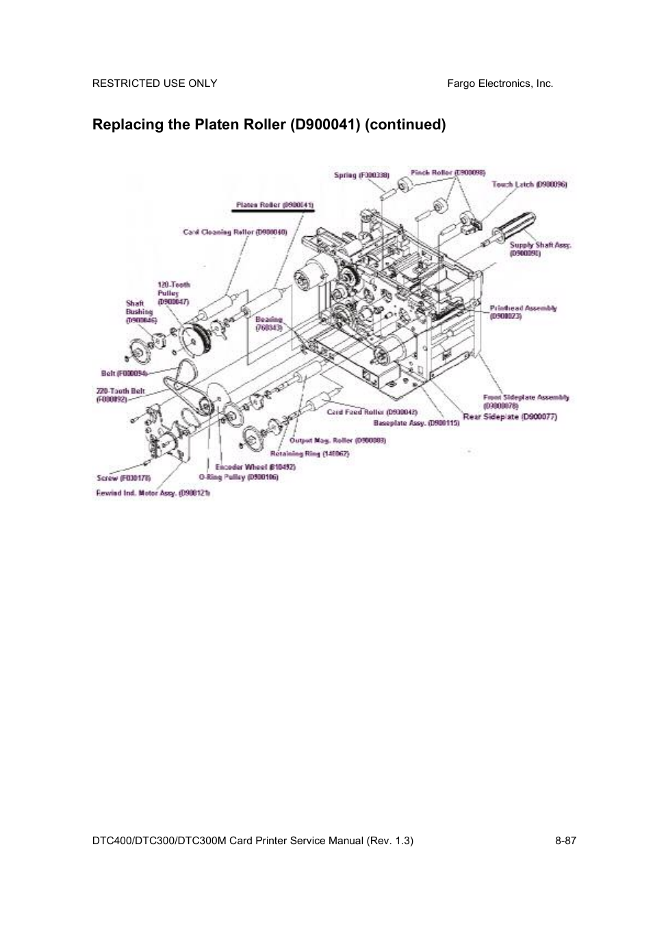 FARGO electronic DTC300 User Manual | Page 341 / 446