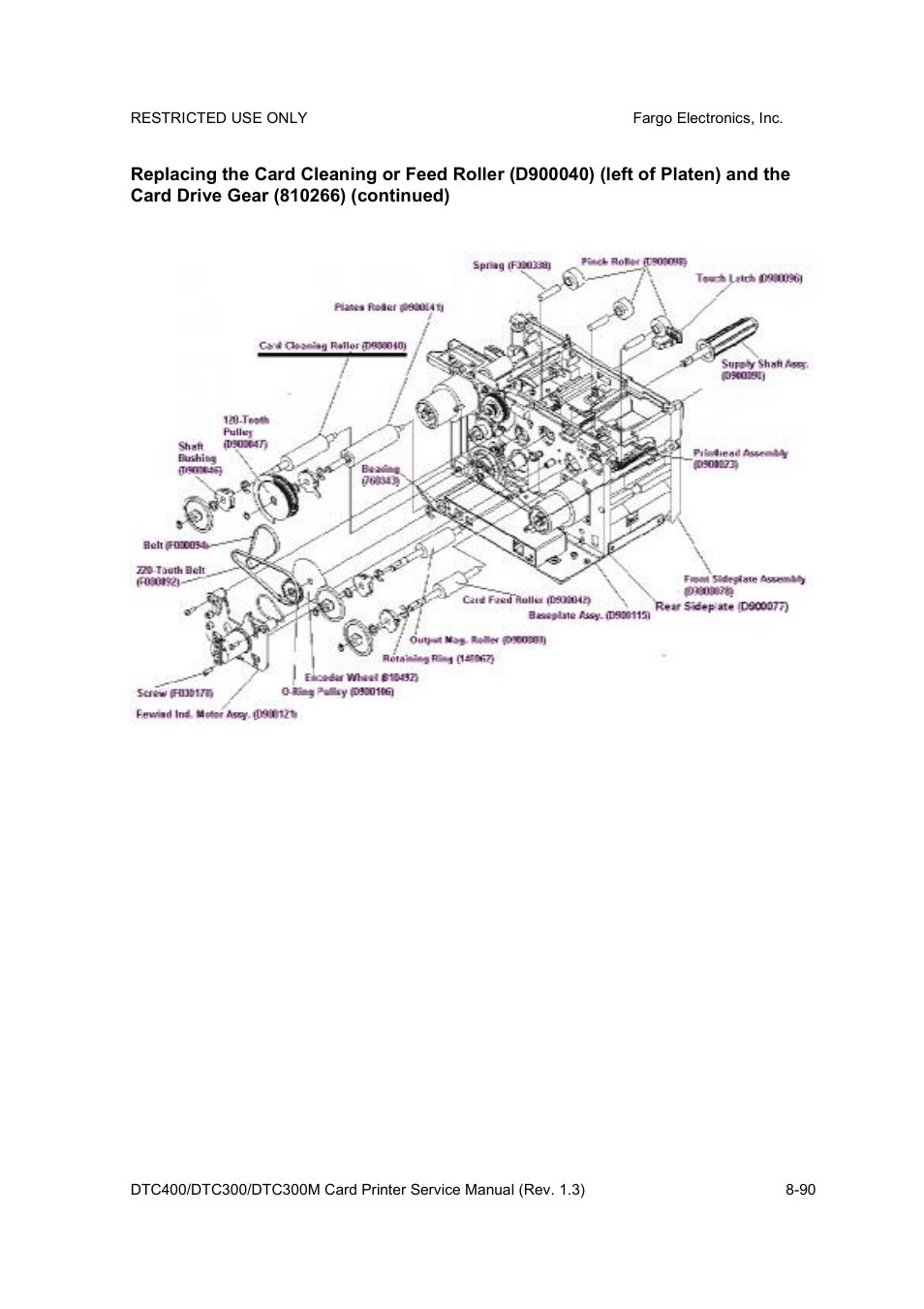 FARGO electronic DTC300 User Manual | Page 344 / 446