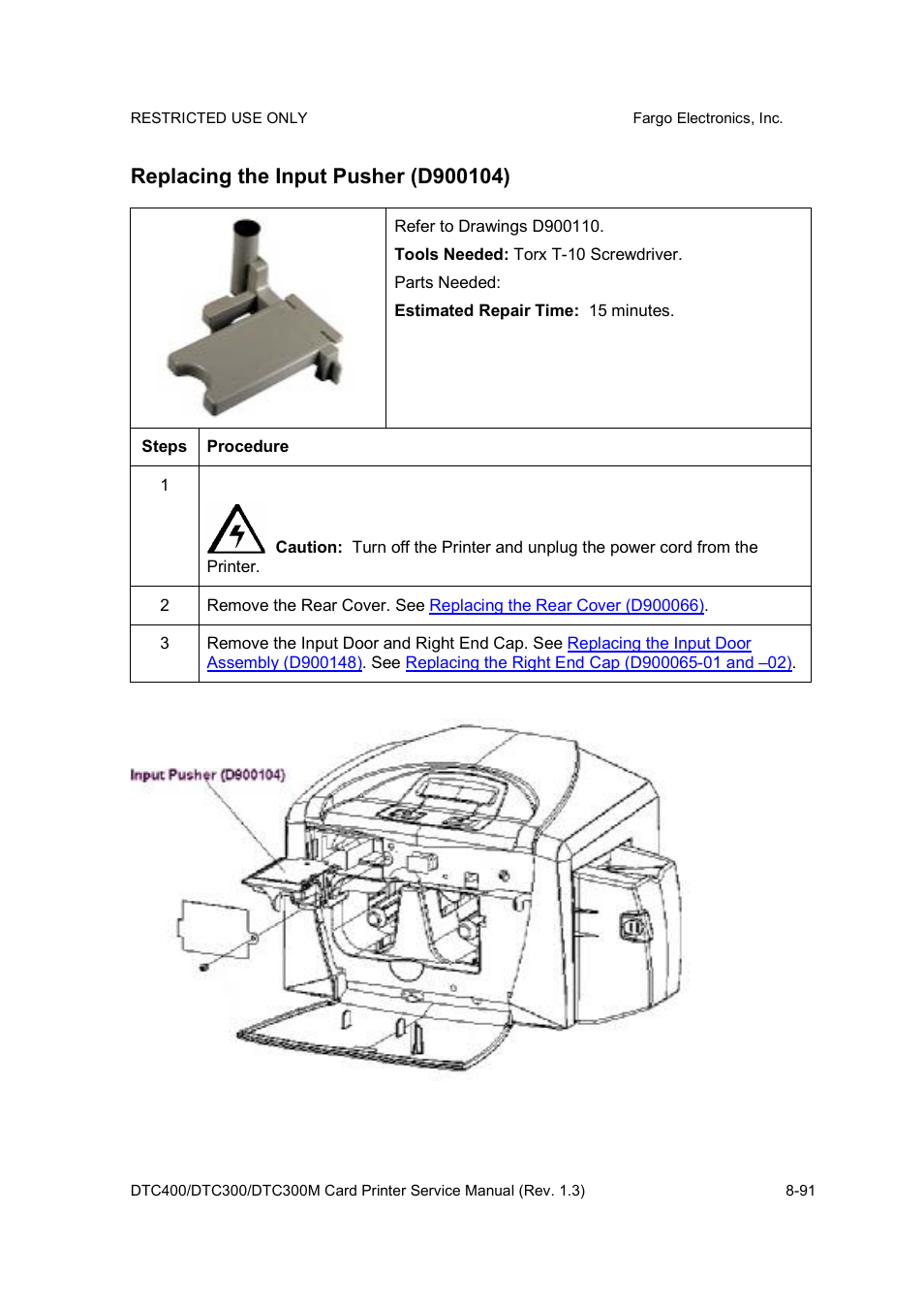 FARGO electronic DTC300 User Manual | Page 345 / 446