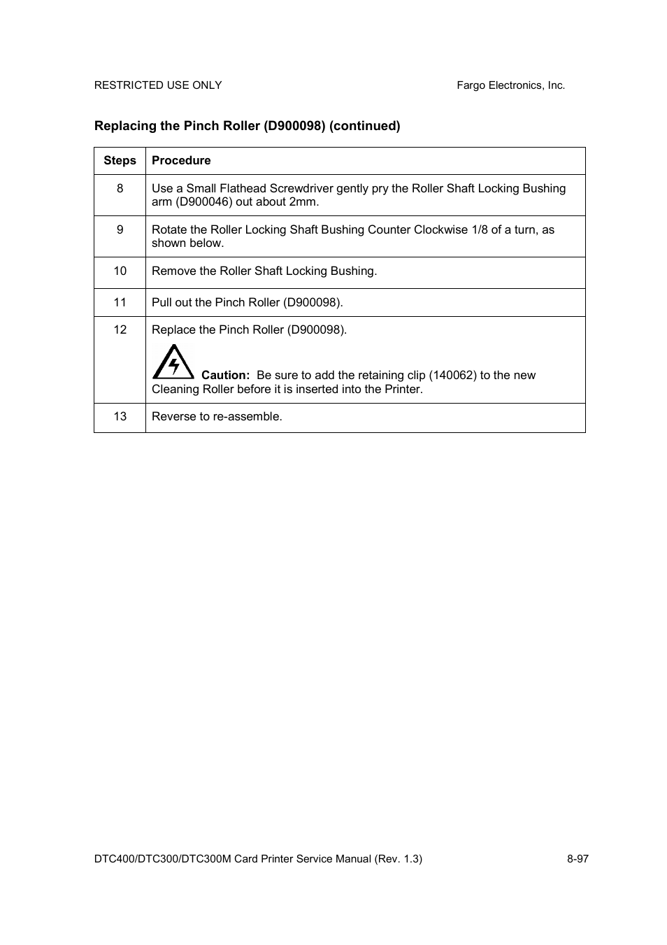FARGO electronic DTC300 User Manual | Page 351 / 446