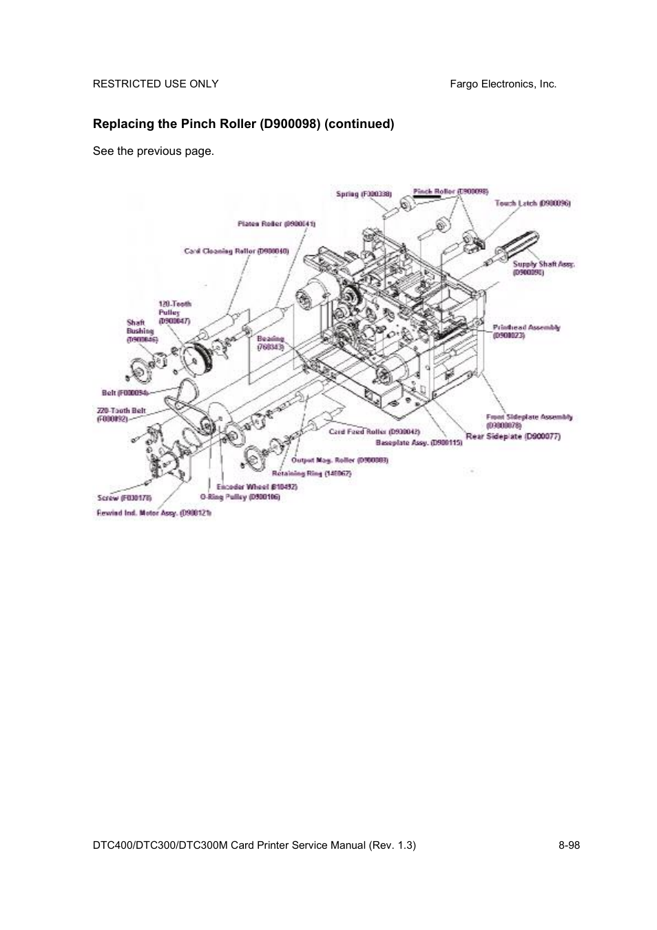 FARGO electronic DTC300 User Manual | Page 352 / 446