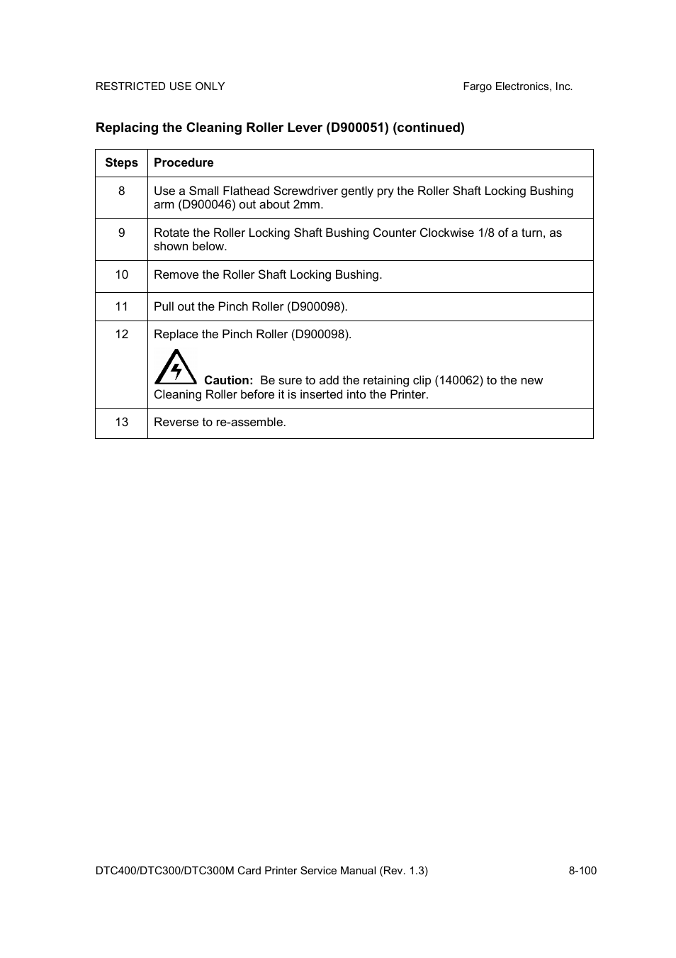 FARGO electronic DTC300 User Manual | Page 354 / 446