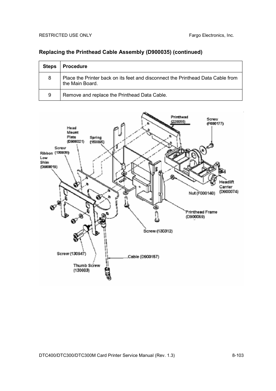 FARGO electronic DTC300 User Manual | Page 357 / 446