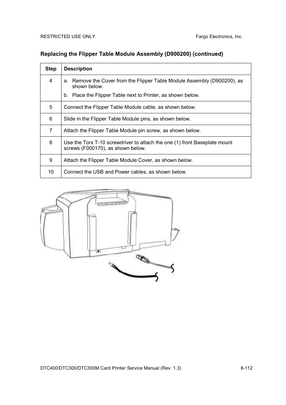 FARGO electronic DTC300 User Manual | Page 366 / 446