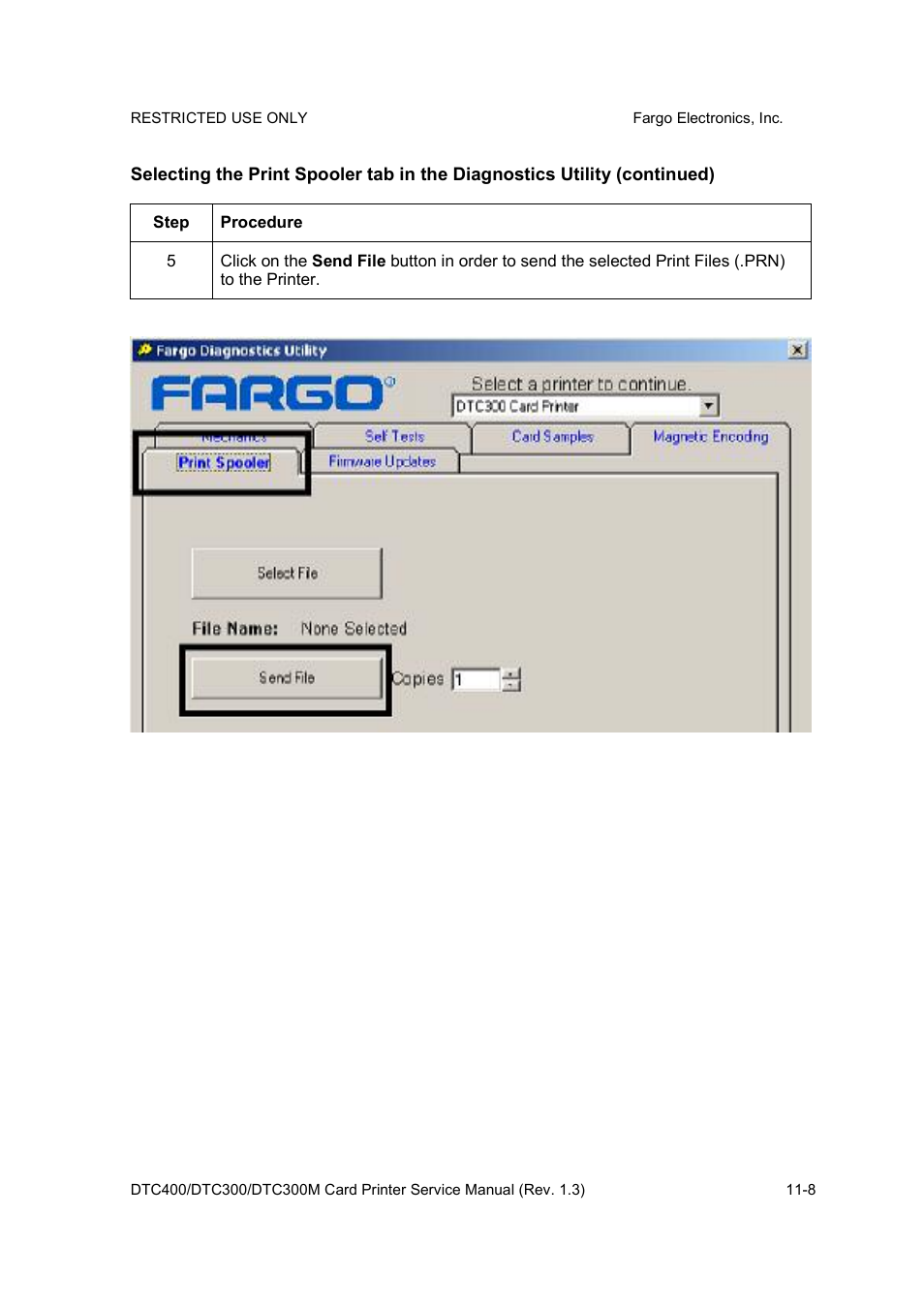 FARGO electronic DTC300 User Manual | Page 377 / 446