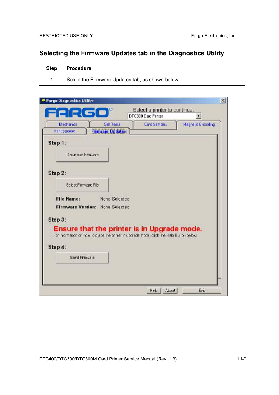 FARGO electronic DTC300 User Manual | Page 378 / 446