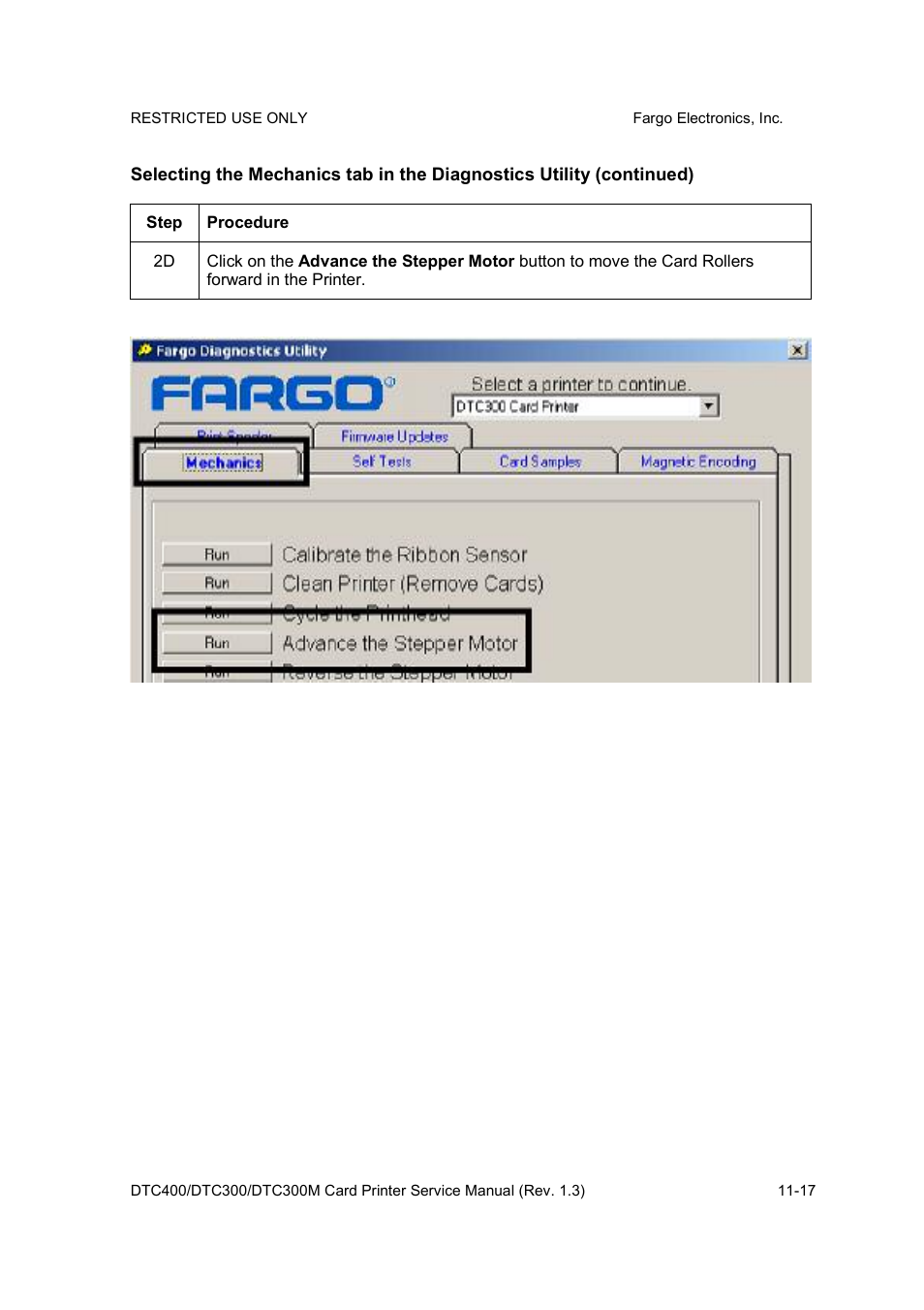 FARGO electronic DTC300 User Manual | Page 386 / 446