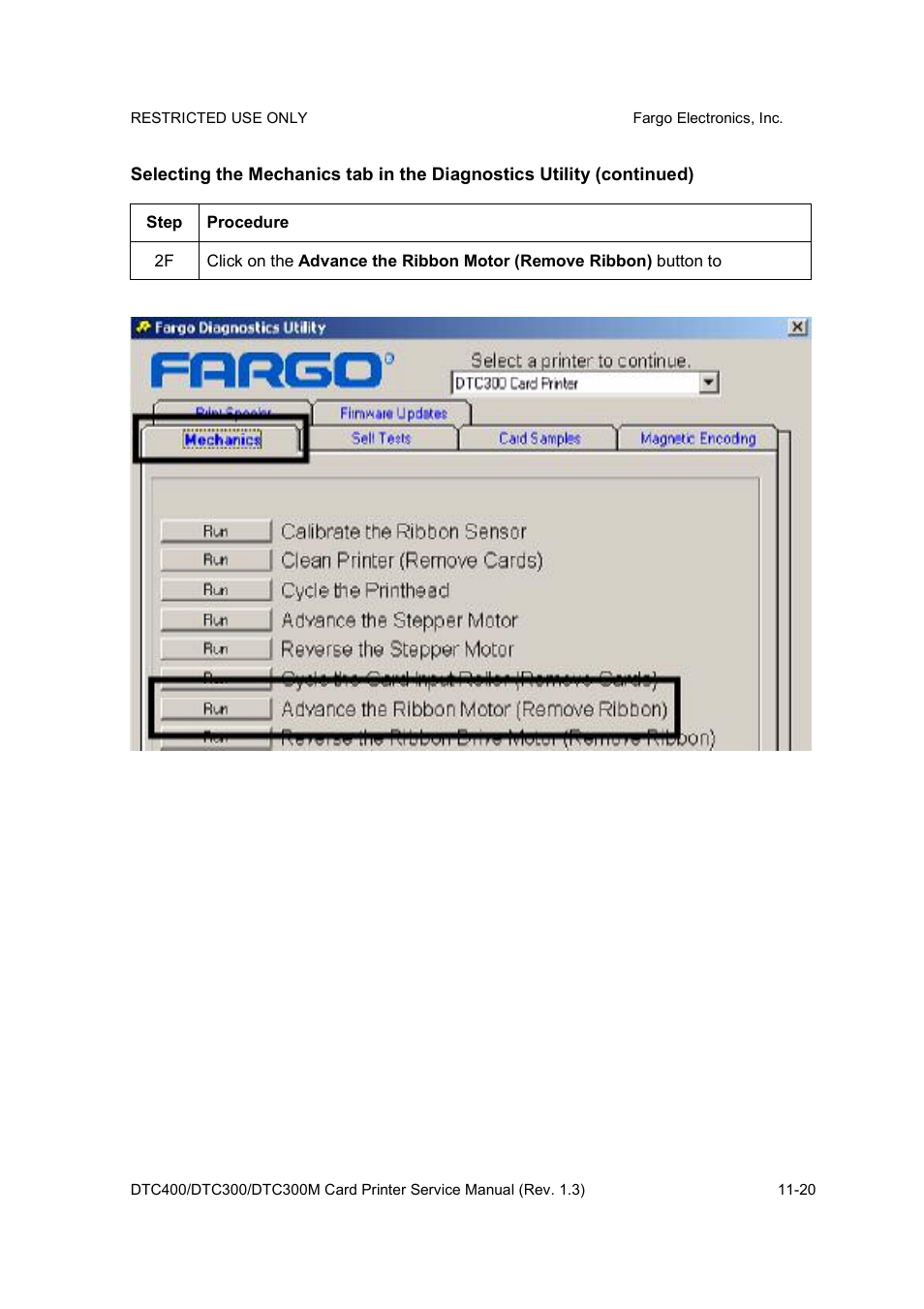 FARGO electronic DTC300 User Manual | Page 389 / 446