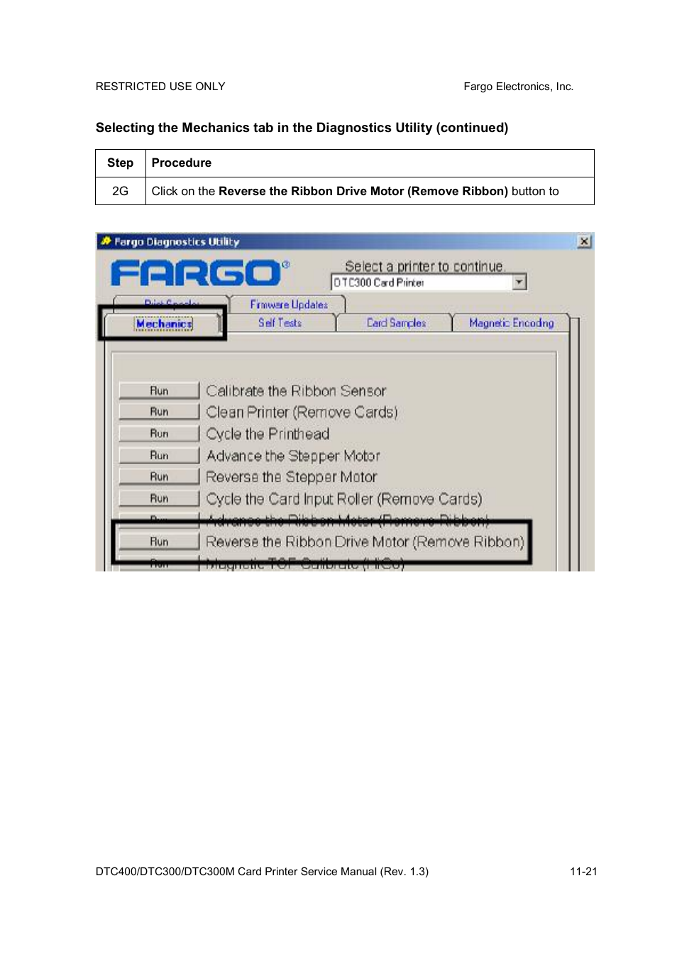 FARGO electronic DTC300 User Manual | Page 390 / 446