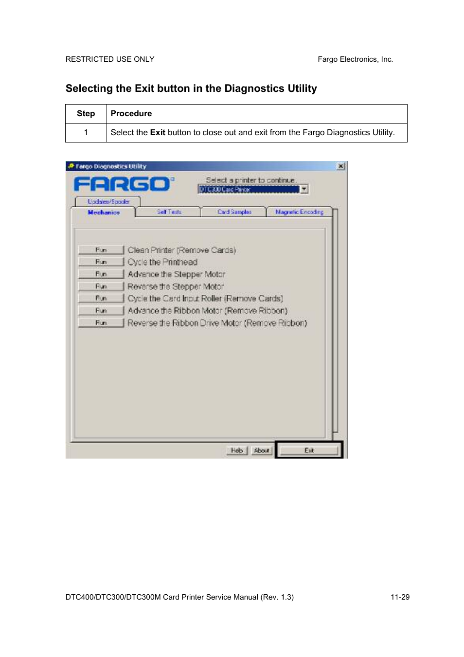 FARGO electronic DTC300 User Manual | Page 398 / 446