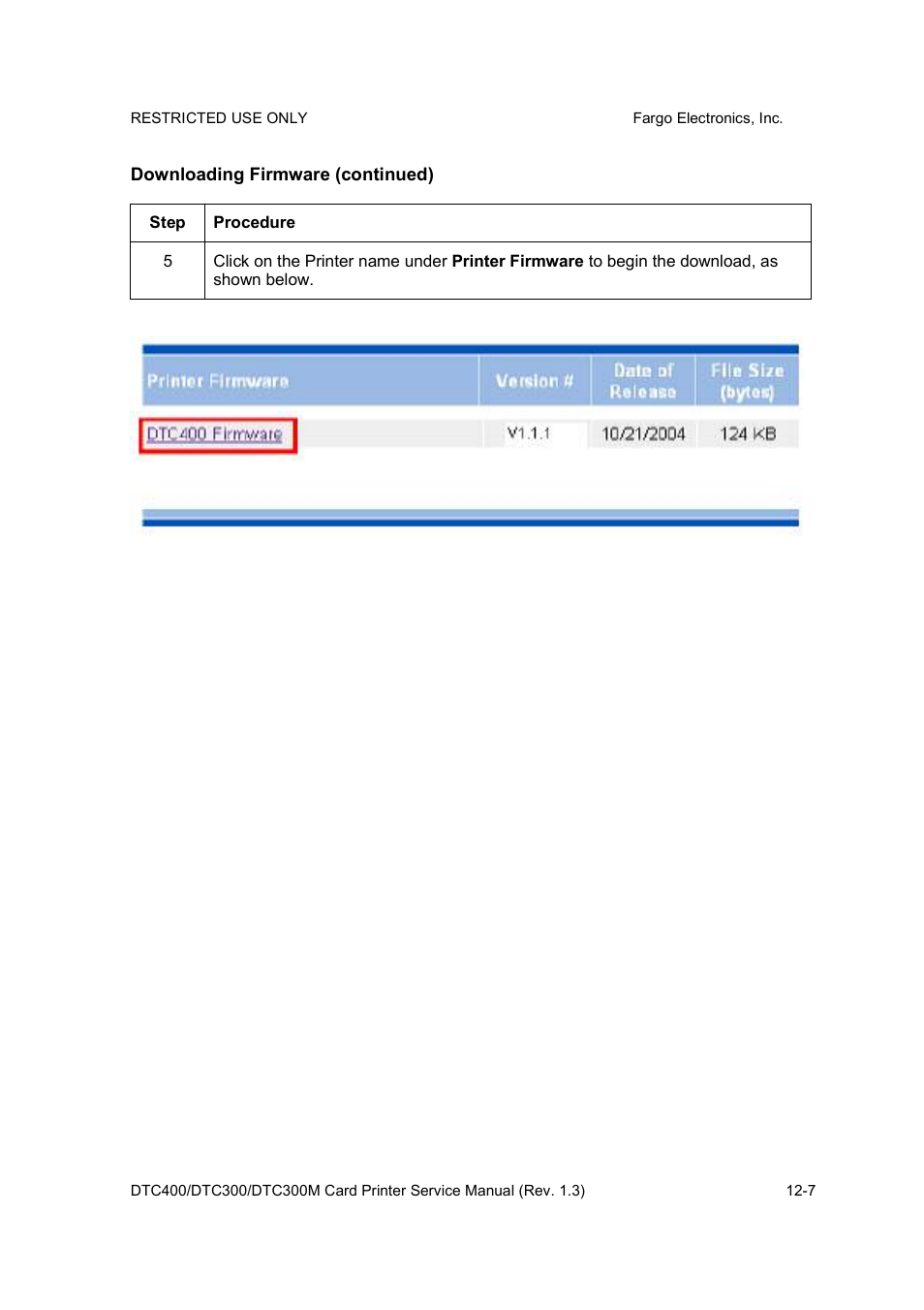 FARGO electronic DTC300 User Manual | Page 405 / 446