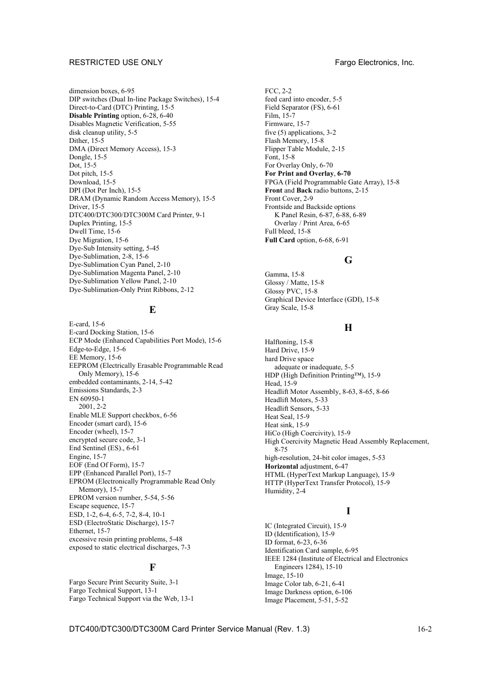 FARGO electronic DTC300 User Manual | Page 443 / 446