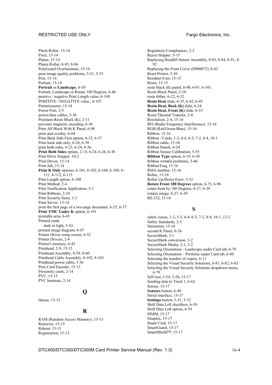 FARGO electronic DTC300 User Manual | Page 445 / 446