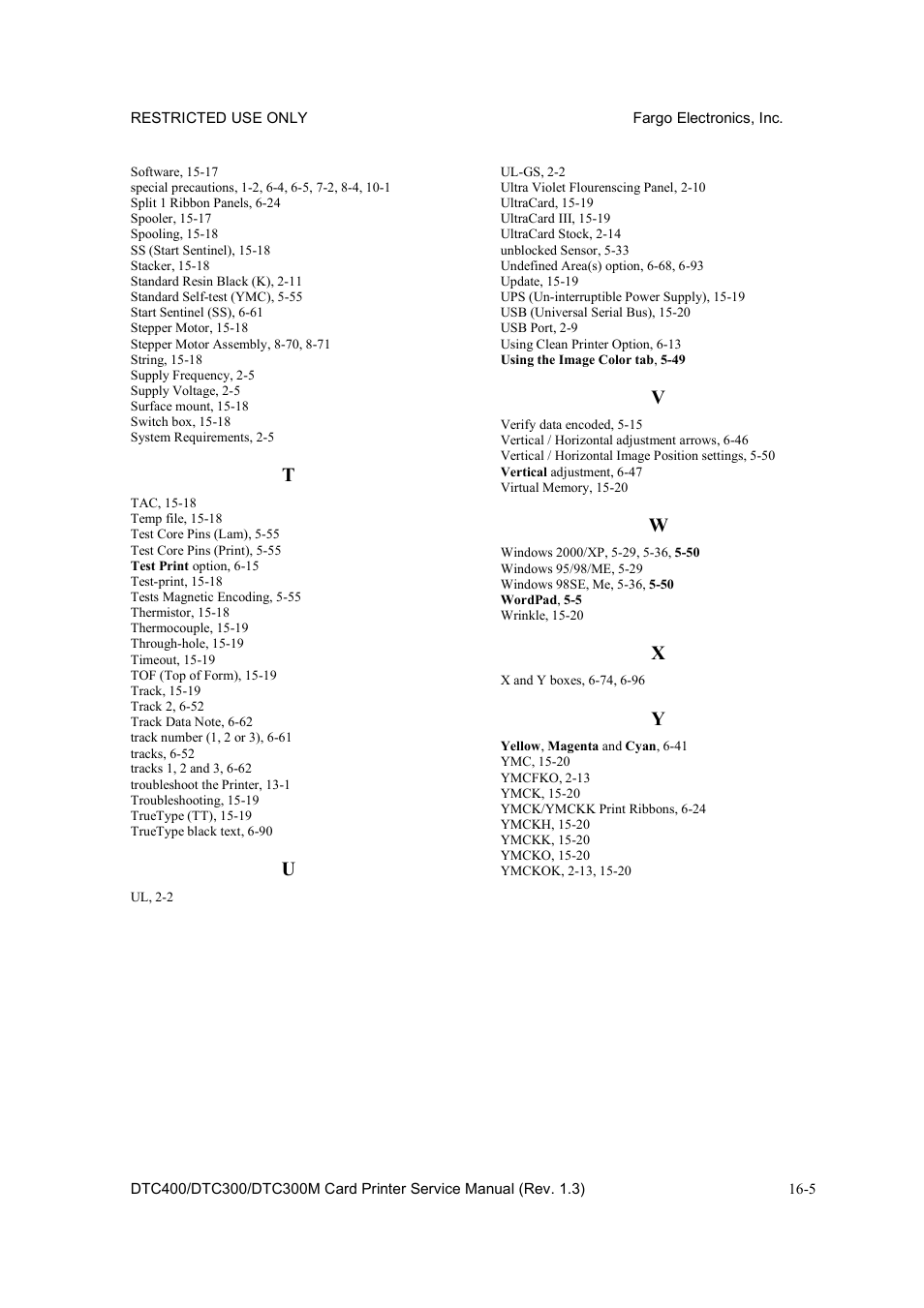 FARGO electronic DTC300 User Manual | Page 446 / 446