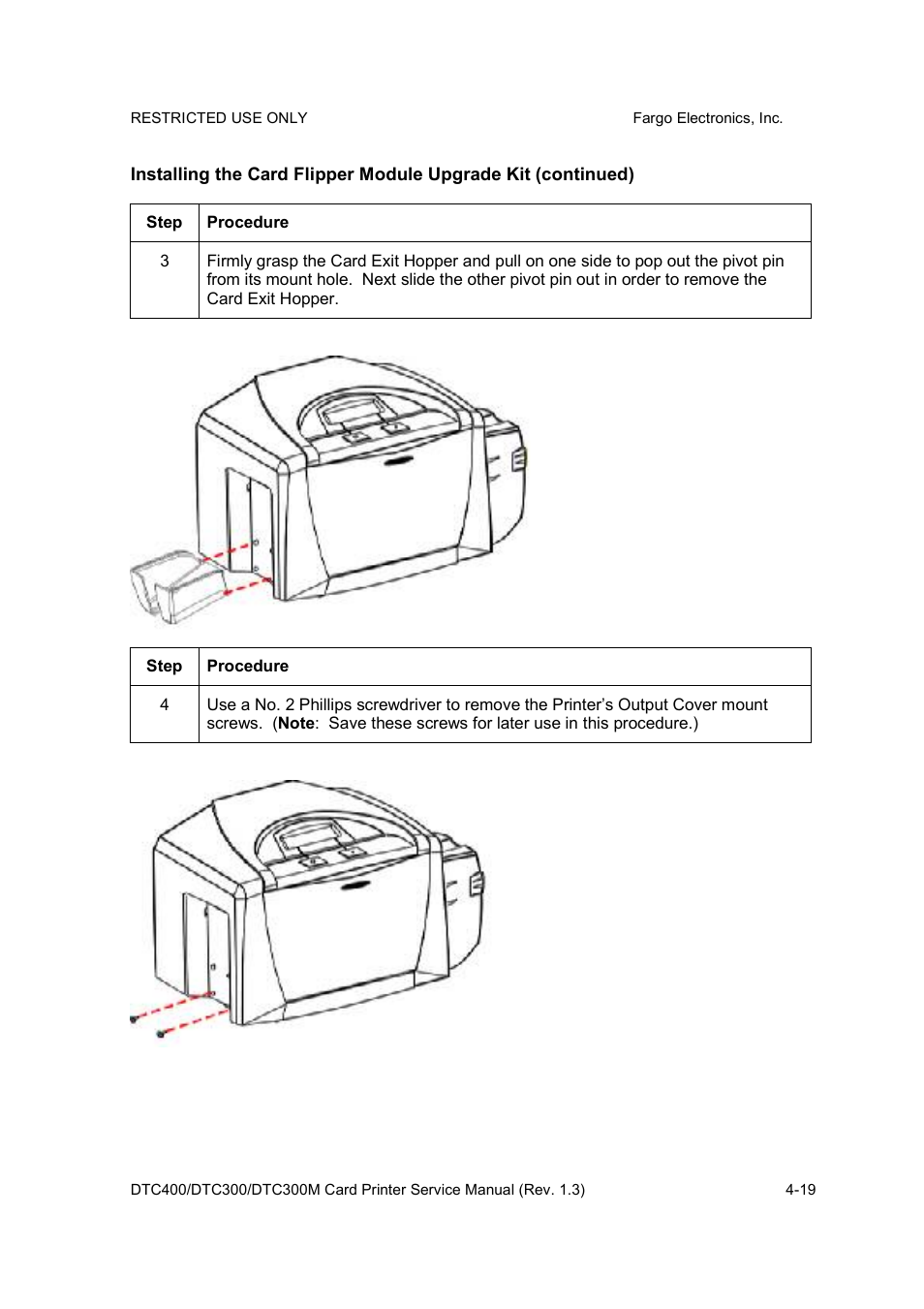 FARGO electronic DTC300 User Manual | Page 51 / 446